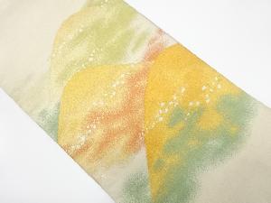 アンティーク　綴れ　山並に霞模様織り出し袋帯（材料）